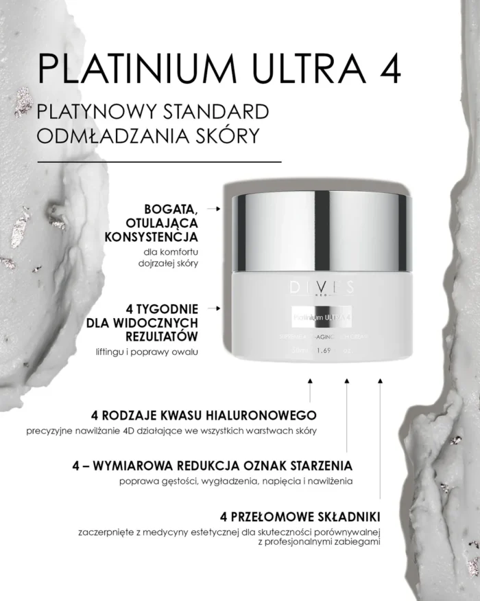 Platinum Ultra 4 Supreme Anti- Aging Rich Cream - obrazek 4