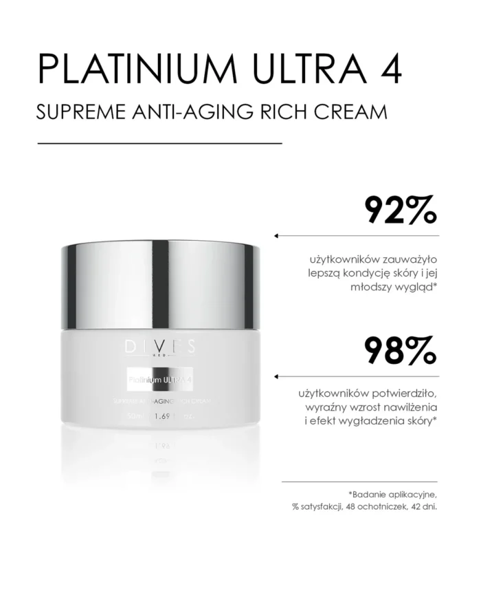 Platinum Ultra 4 Supreme Anti- Aging Rich Cream - obrazek 3