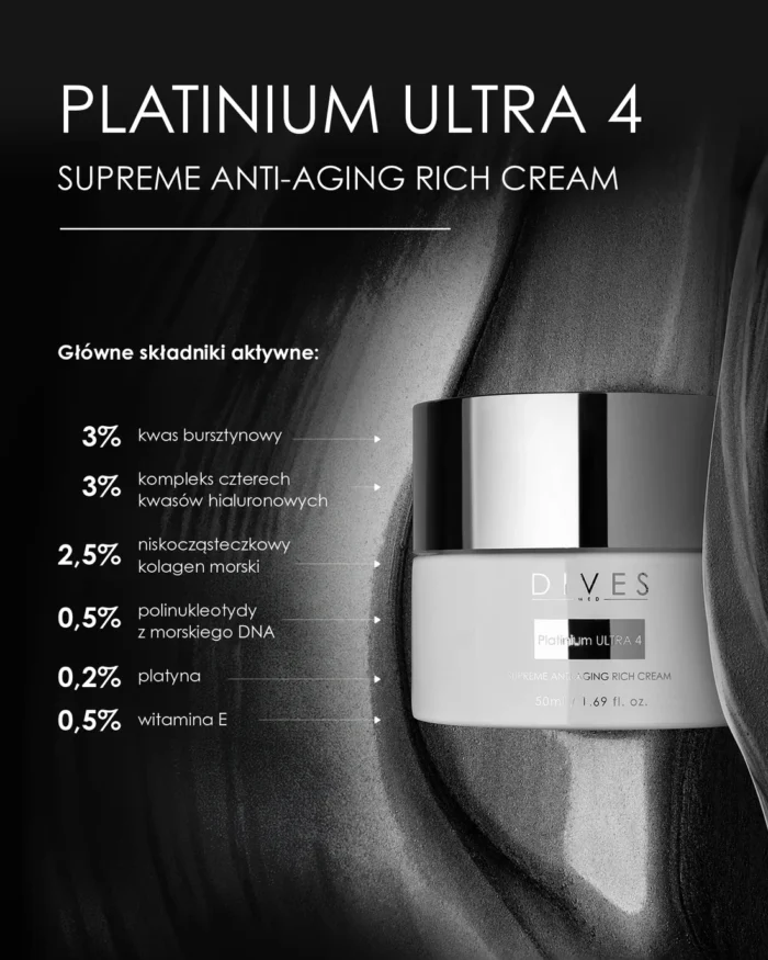 Platinum Ultra 4 Supreme Anti- Aging Rich Cream - obrazek 2