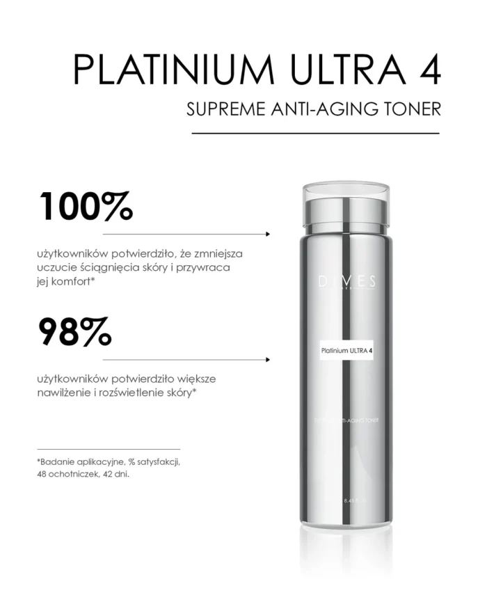 Platinum Ultra 4 Supreme Anti- Aging Toner - obrazek 4