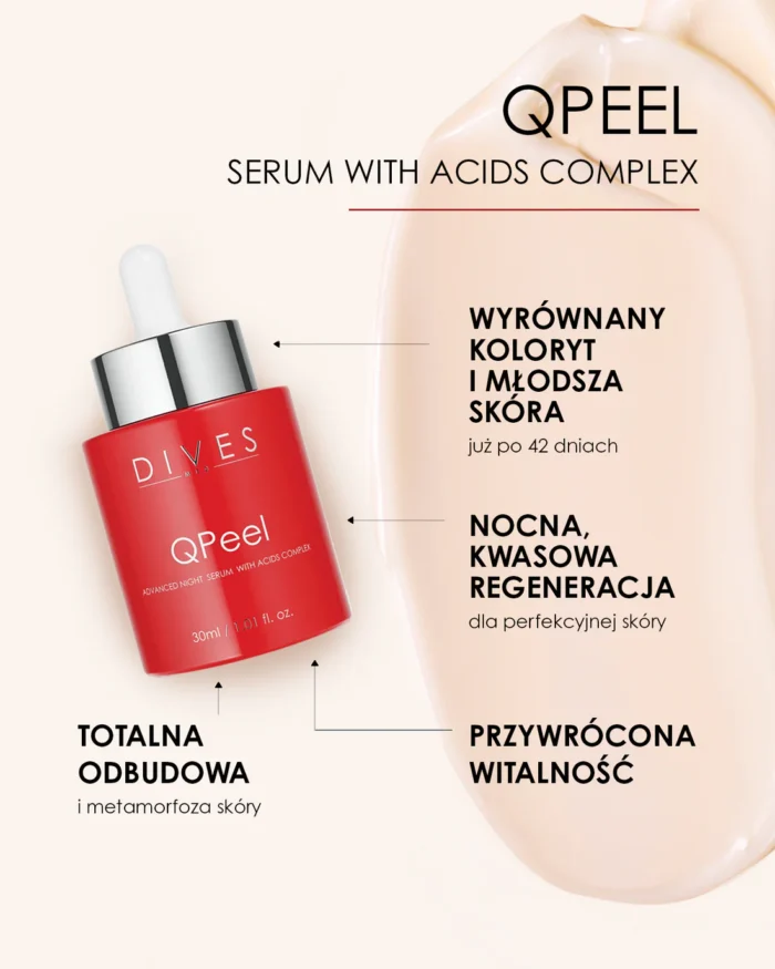 Q Peel Advanced Night Serum With Acids Complex - obrazek 4