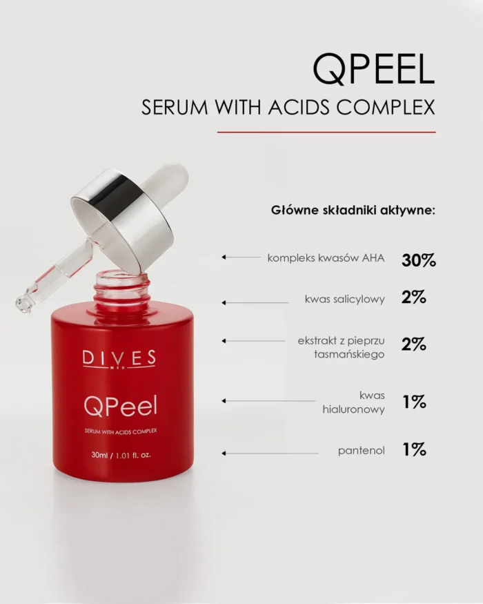 Q Peel Advanced Night Serum With Acids Complex - obrazek 2