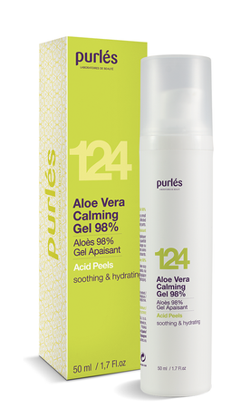 124 Aloe Vera Calming Gel 98% Purlés